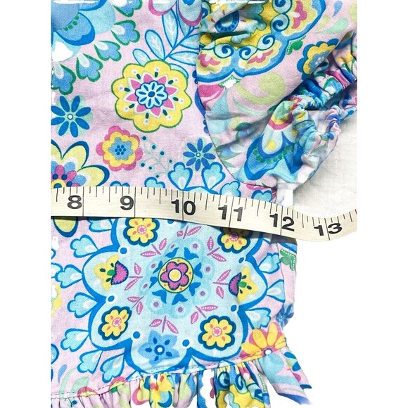 Kambri Parker Girl’s Size 4T Colorful Floral Dress Fully Lined Puff Sleeve - Picture 7 of 10